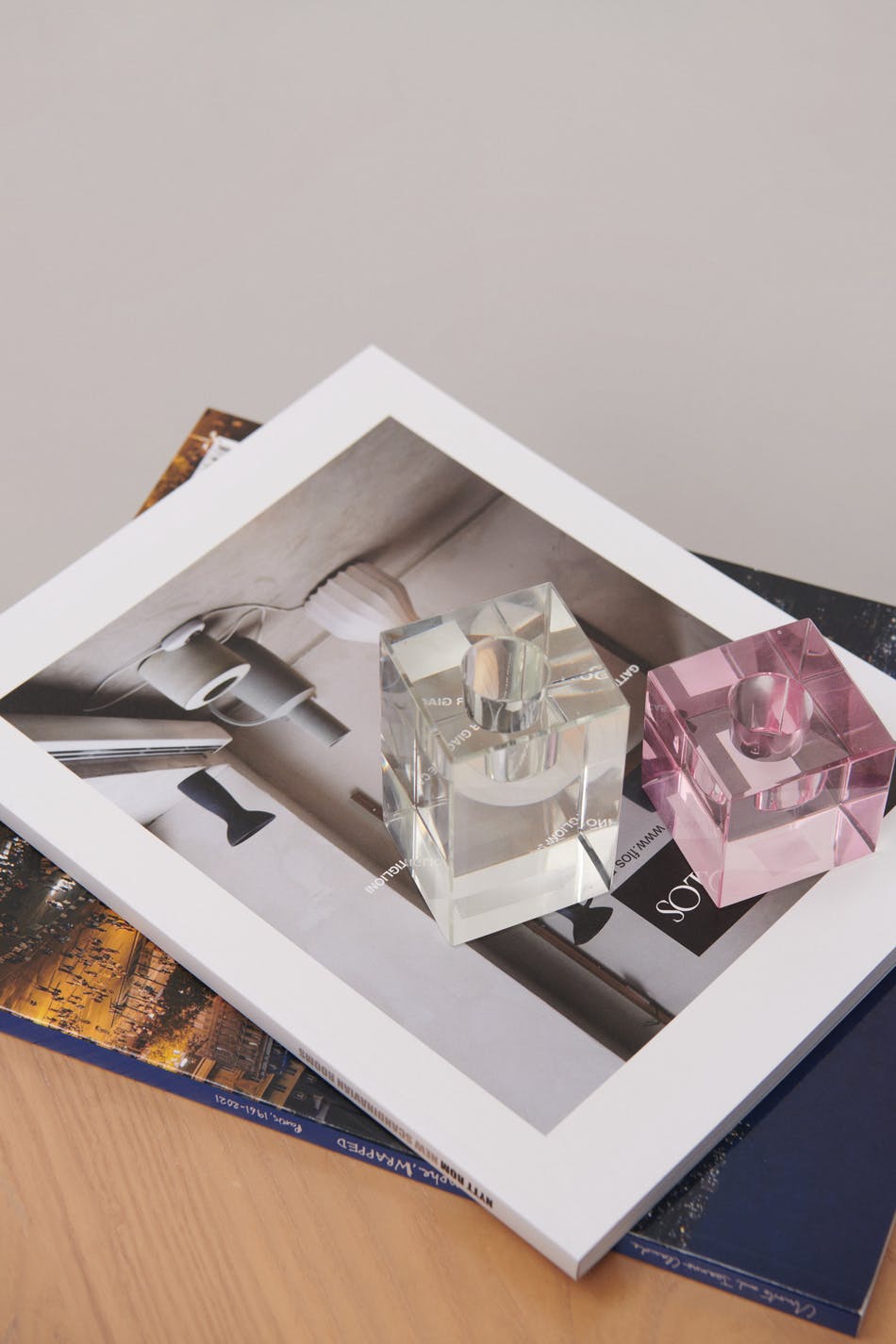 Crystal l candle holder