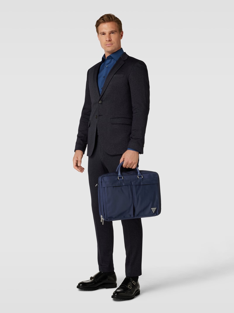 Laptoptasche mit Schulterriemen Modell 'CERTOSA' in dunkelblau