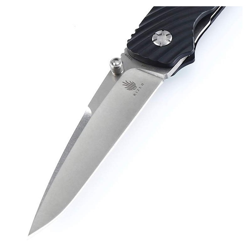 Kizer Silver Black, Taktische Messer. Designer Kizer. (Kizer Messer).