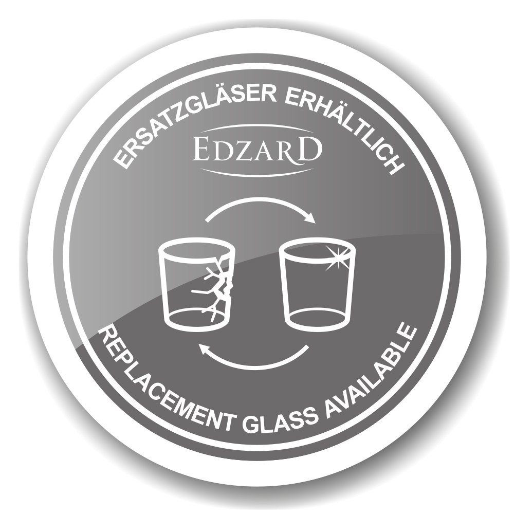 EDZARD Kerzenständer Bamboo, Kerzenleuchter für Stumpenkerzen, Kerzenhalter mit Glas-Aufsatz und Silber-Optik, versilbert und anlaufgeschützt, Höhe 35,5 cm