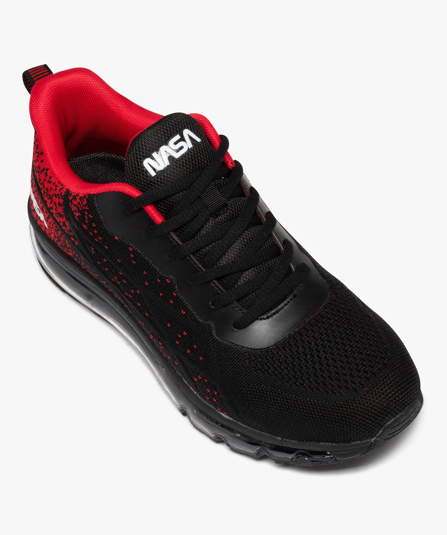 Baskets homme à semelle bulle d'air en mesh - Nasa noir | GEMO