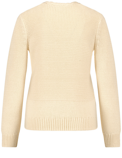Pullover mit Zopfmuster