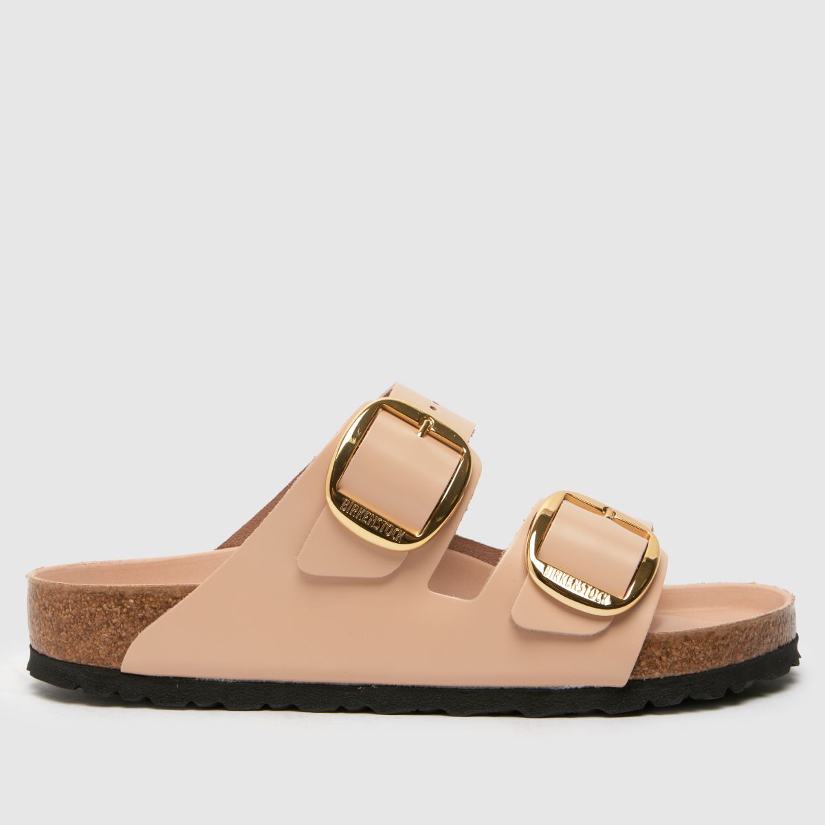 BIRKENSTOCK – Arizona – Beige sandaler med stort spänne