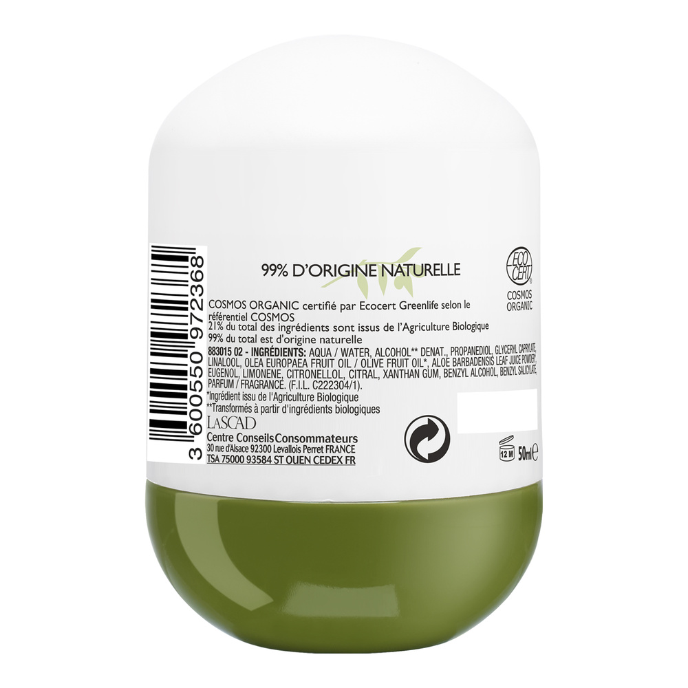 La Provençale Le Déodorant 24H Douceur Senteur Fleursde Grasse Déodorant Bille Bio