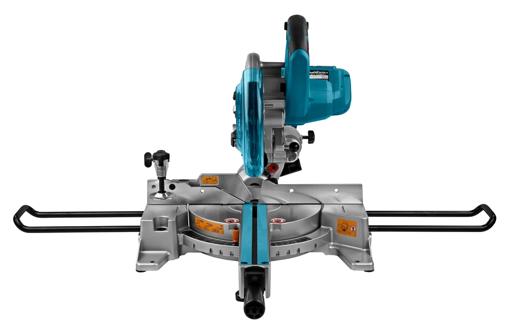 Fierăstrău circular cu mitră Makita DLS714NZ 190 mm 2 x 18 V corp fără baterii și încărcător