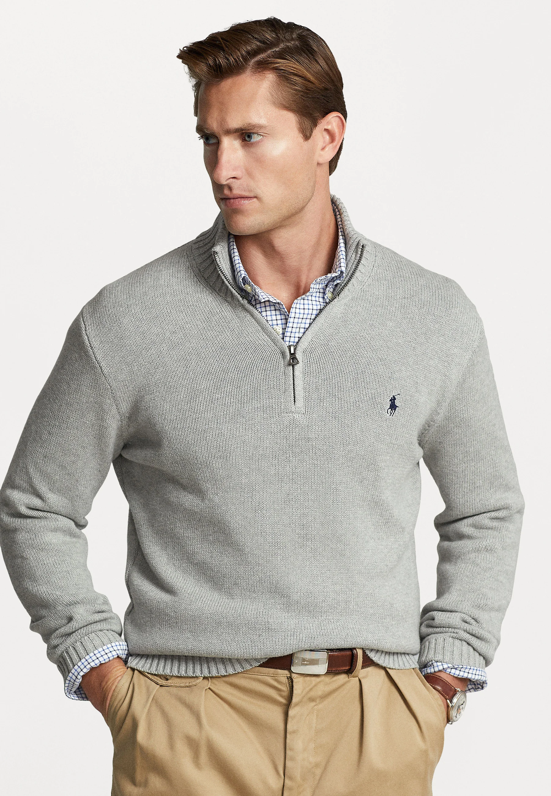 Jersey con cremallera de un cuarto de Polo Ralph Lauren - Suéter