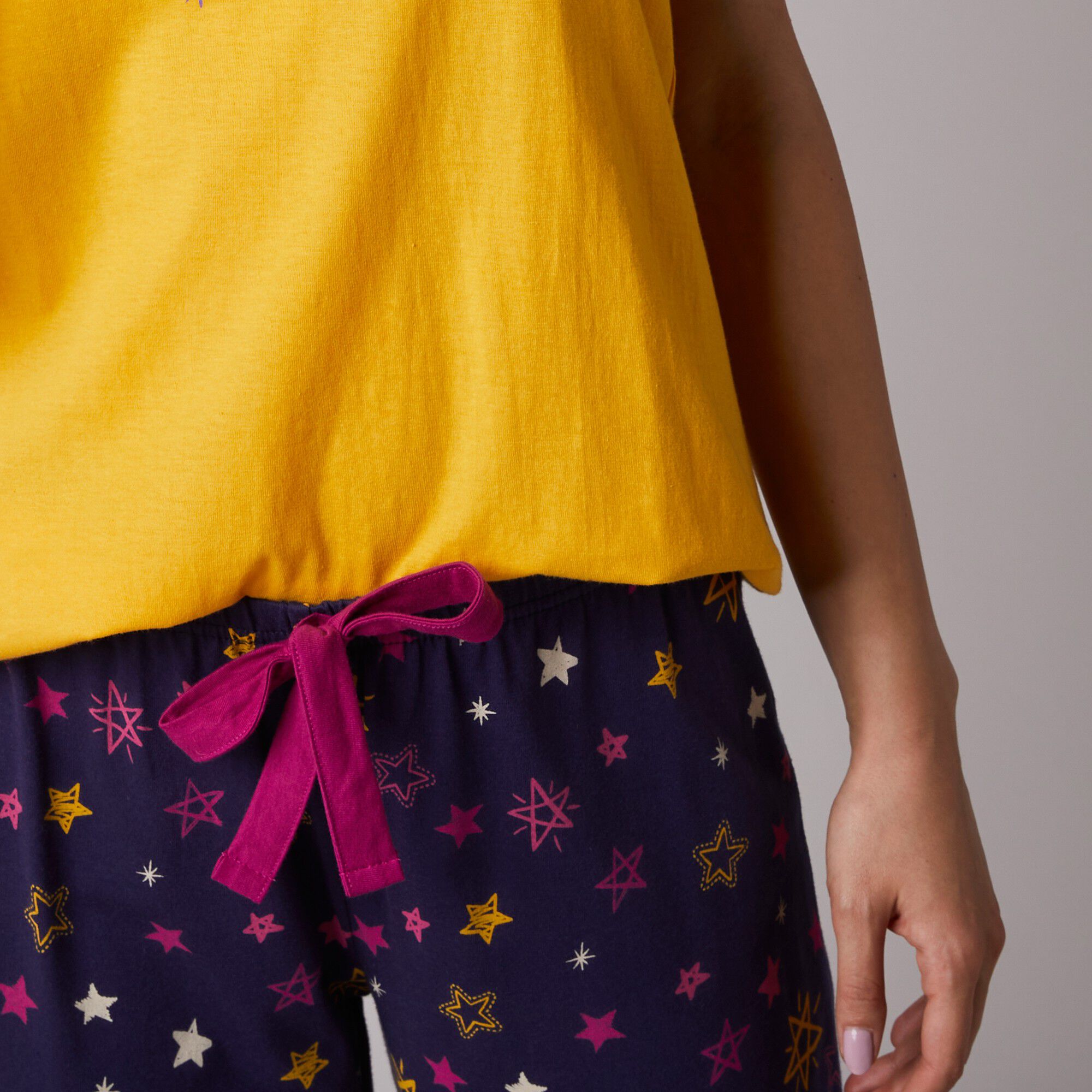 Pantacourt de pyjama imprimé étoiles Estrella