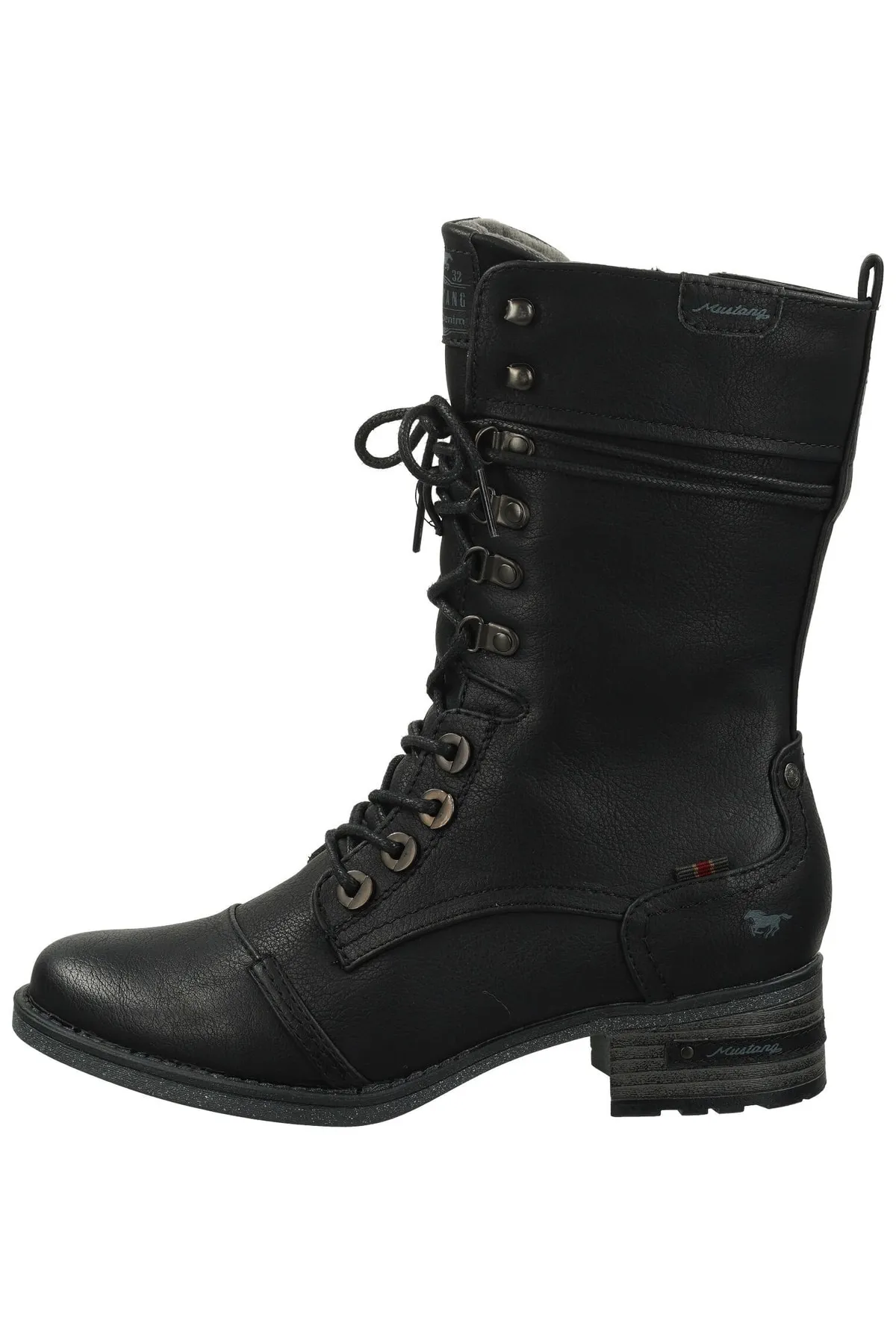 Mustang  Stiefel - Schwarz - Blockabsatz