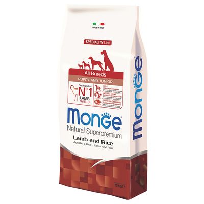 Monge All Breeds Puppy Lamm & Reis