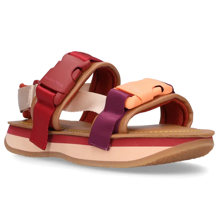 SEE BY CHLOÉ - Sandalen YSEE Nylon - braun