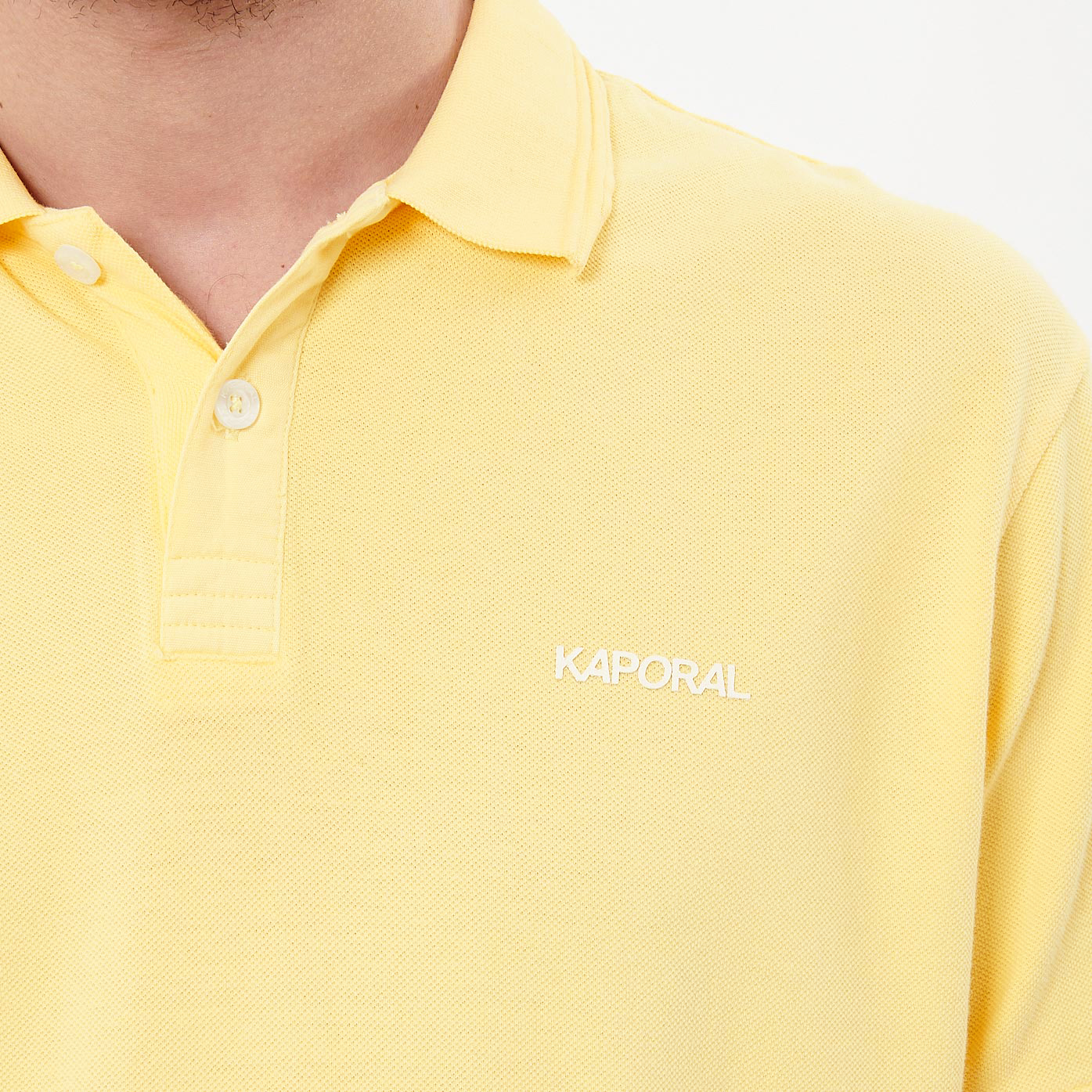 CORTO  Polo jaune Homme en 100% coton