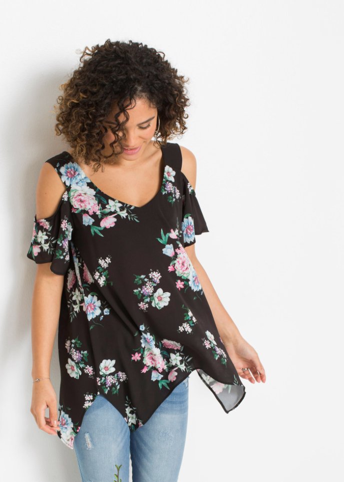 Bedruckte Bluse