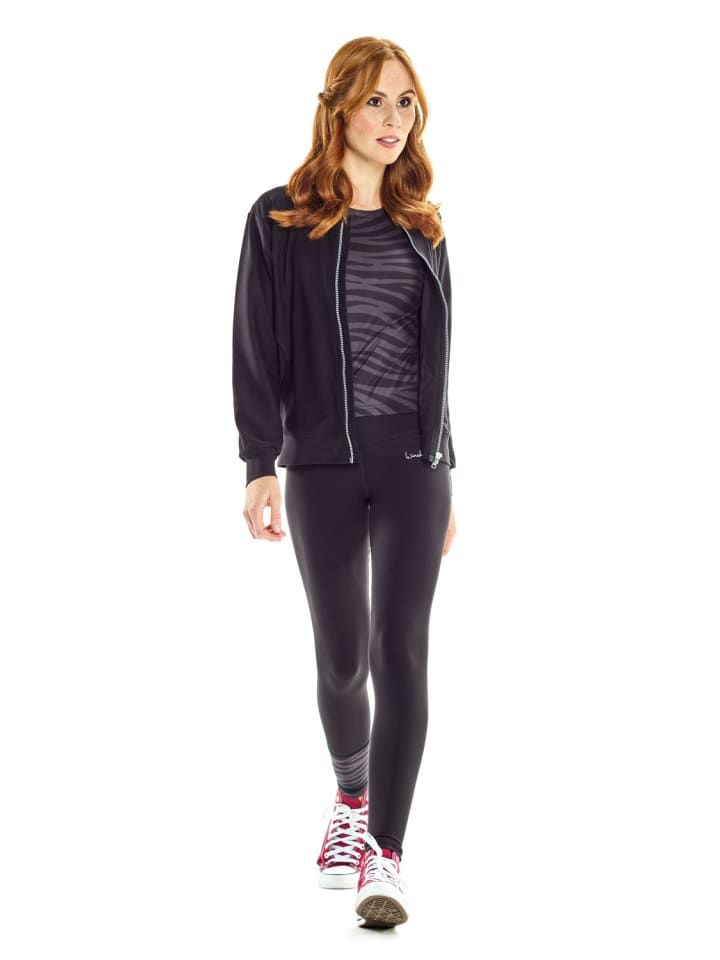 Winshape Functional Comfort High Waist Tights HWL116C in zebra/grey/schwarz günstig kaufen