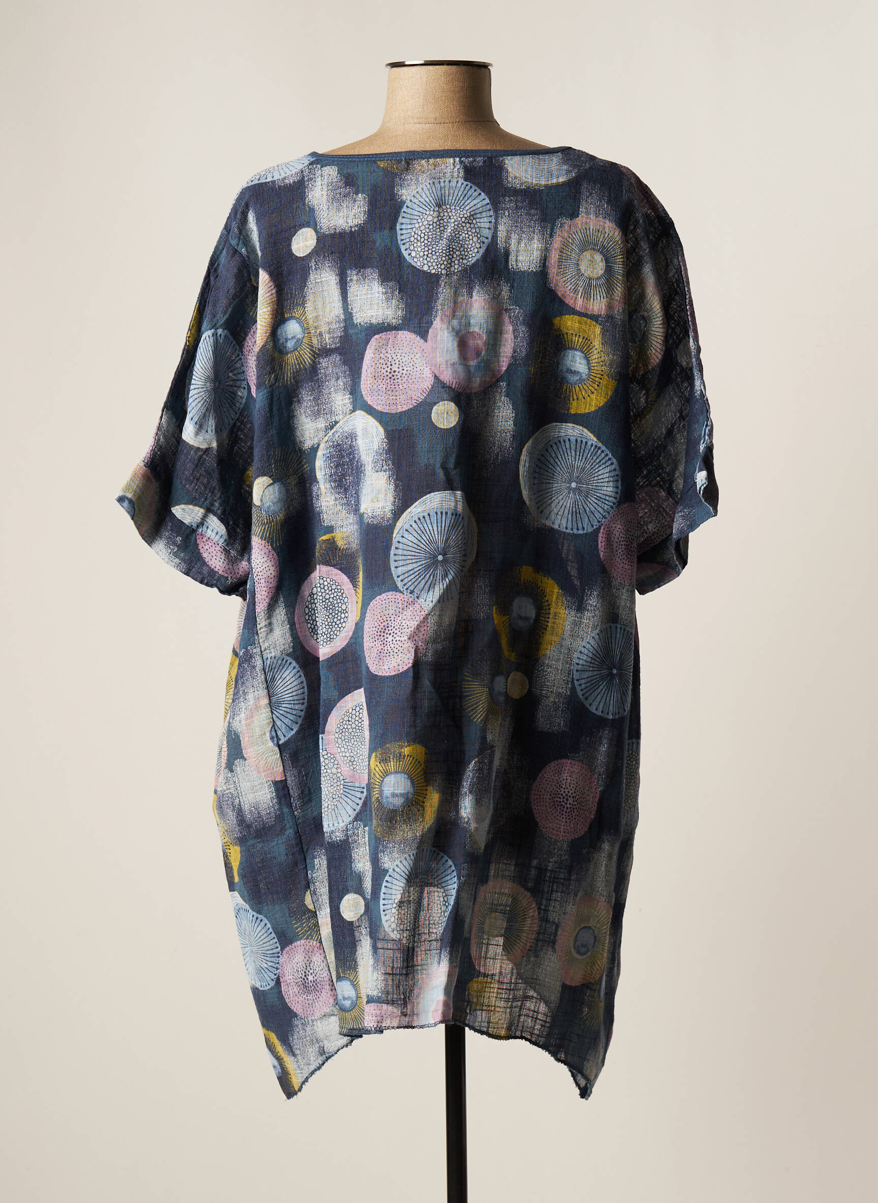 La Petite Nimoise Tuniquemanchecourte Femme couleur bleu
