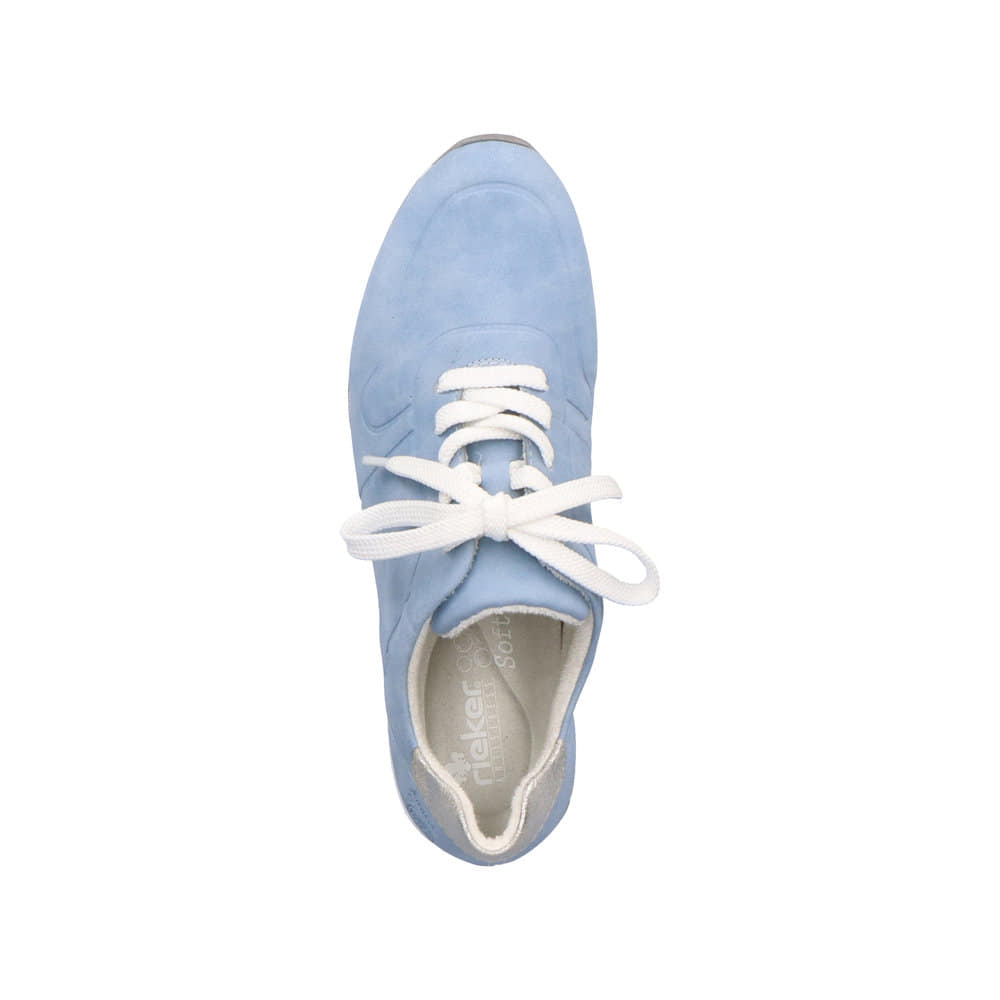 Rieker Damen Sneaker Low himmelblau