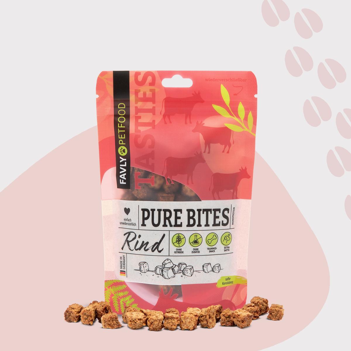 FAVLY Petfood Snacks FAVLY Petfood PURE Bites Rind 720 g