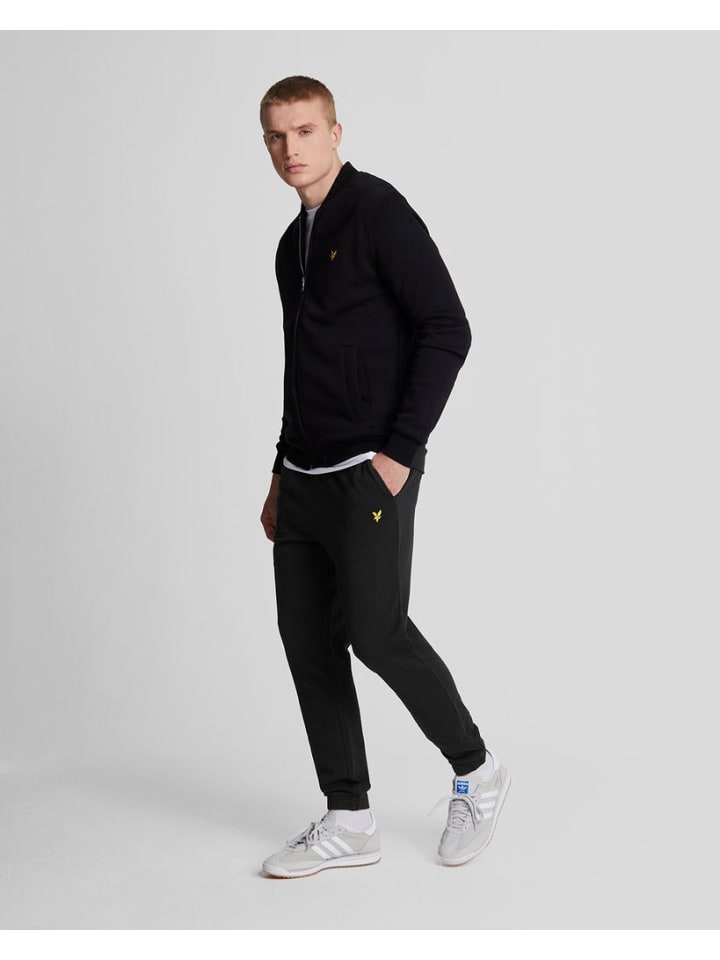 Lyle & Scott Sweathose in Schwarz günstig kaufen