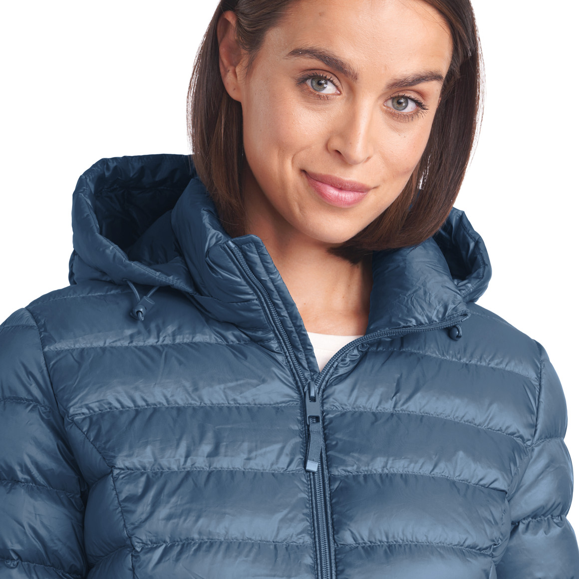 Damen Soft-Daunenjacke mit Kapuze