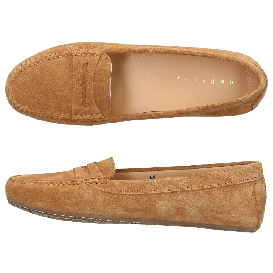 Unützer - Loafer U15000 Veloursleder - beige
