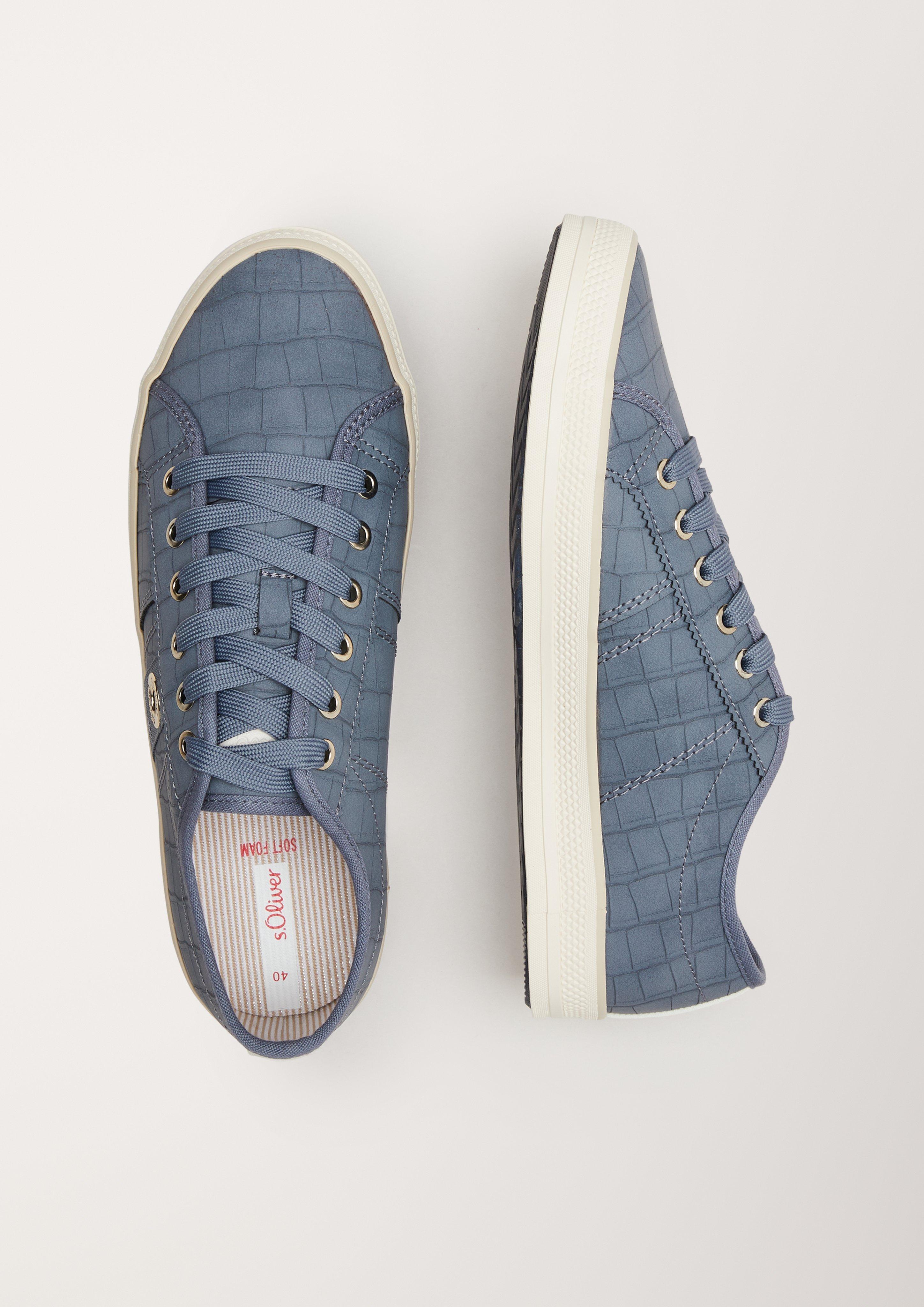 Sneaker in Reptilleder-Optik  6005172-805