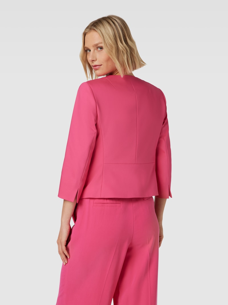 Blazer mit Reverskragen in pink