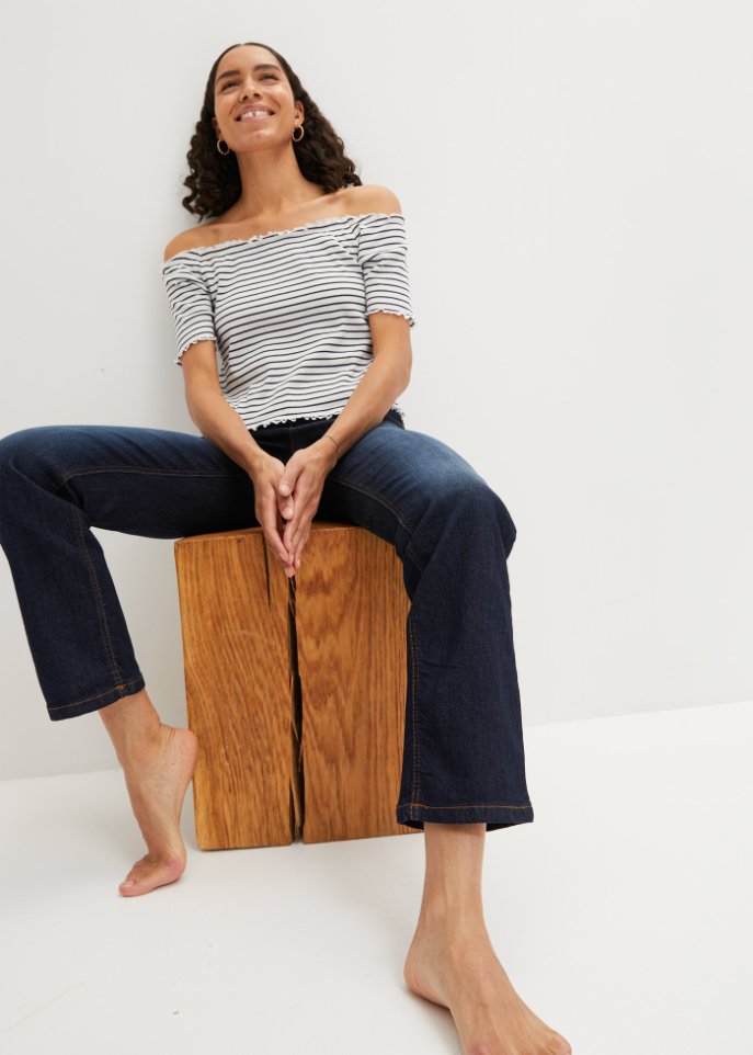 Komfort-Stretch-Jeans, Straight