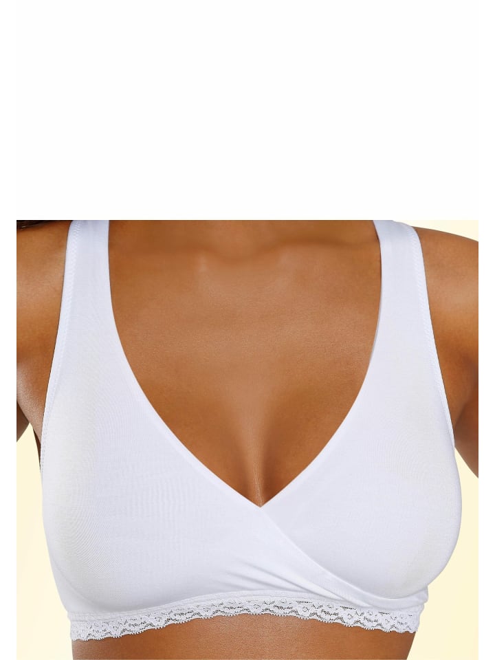 PETITE FLEUR Still-BH in weiß schwarz günstig kaufen