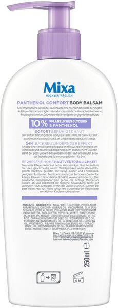 Mixa Panthenol Comfort Körperbalsam