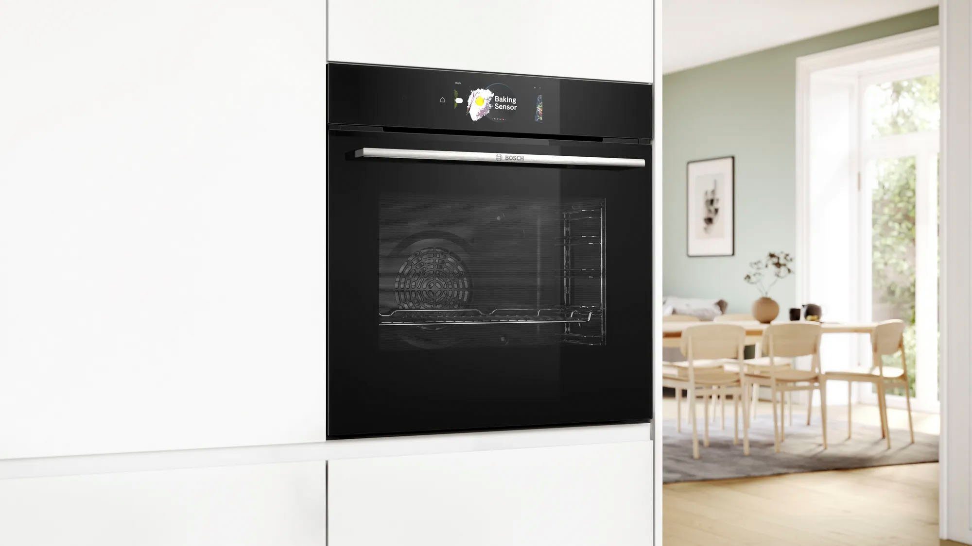 BOSCH Einbaubackofen 8 HBG7784B1, mit Teleskopauszug nachrüstbar, Pyrolyse-Selbstreinigung