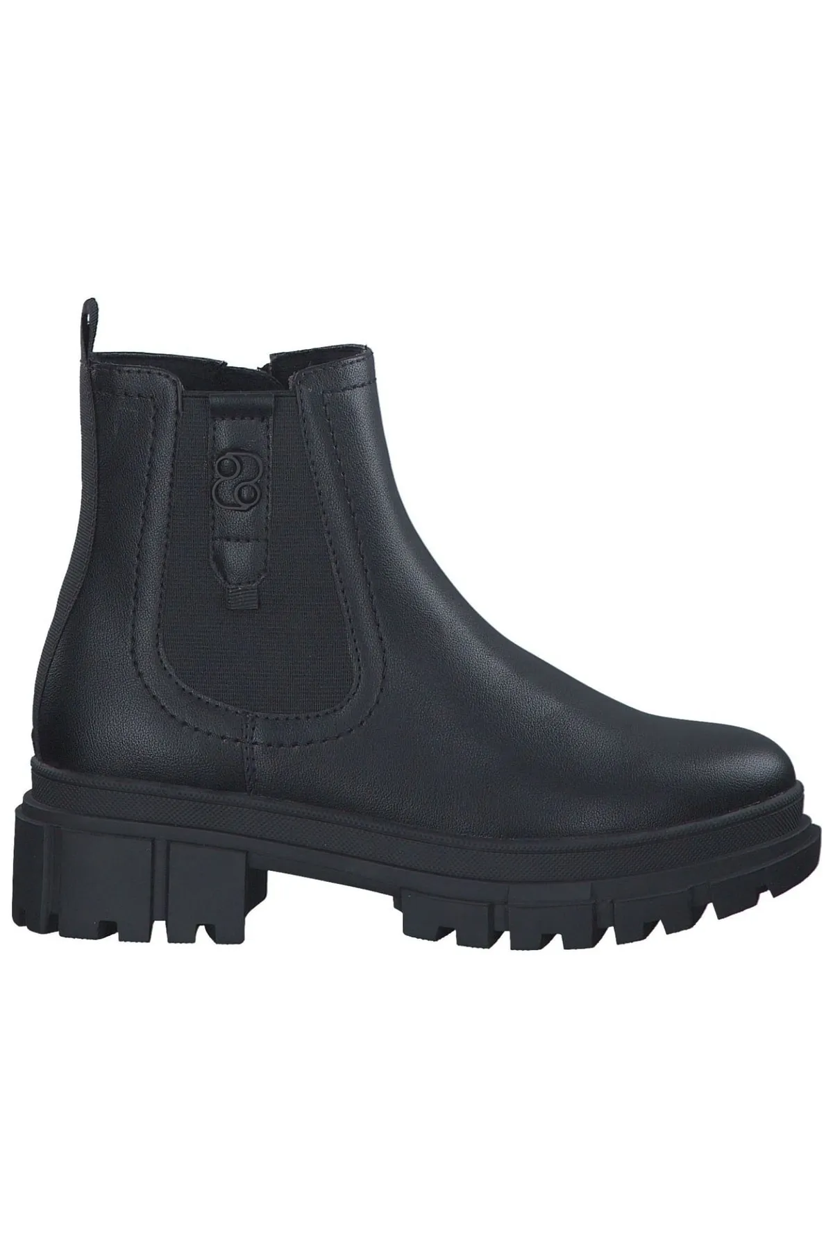 s.Oliver  Stiefelette - Schwarz - Blockabsatz