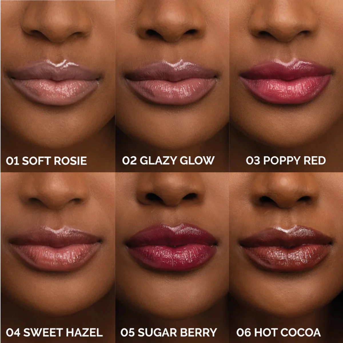 CLICK'N KISS Lips - Błyszcząca szminka