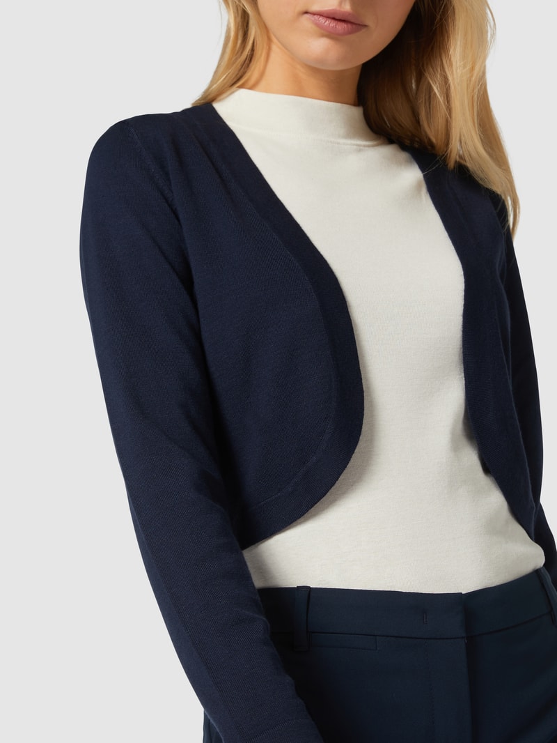 Bolero mit Schalkragen Modell 'ASTRID' in dunkelblau