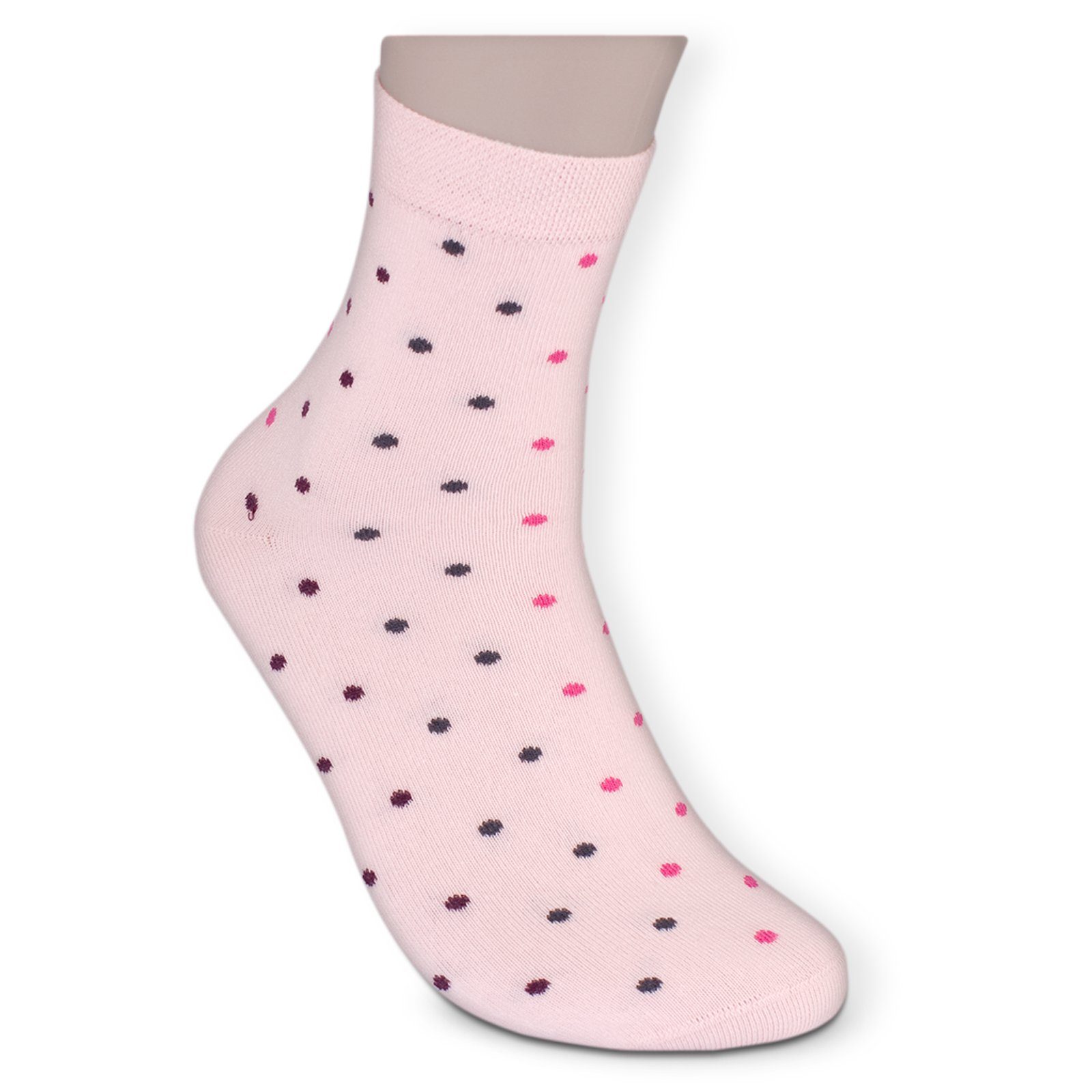 Die Sockenbude Kurzsocken WELLNESS (Bund, 5-Paar, rosa grau) mit Komfortbund ohne Gummi