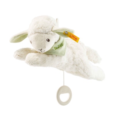 Lenny Lamm Spieluhr, 24 cm, weiß
