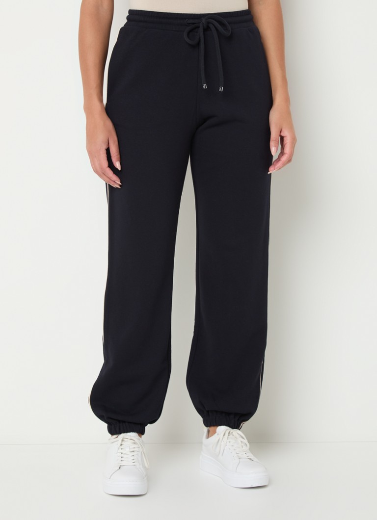 MaxMara Pirano high waist tapered fit jogging trousers with side pockets