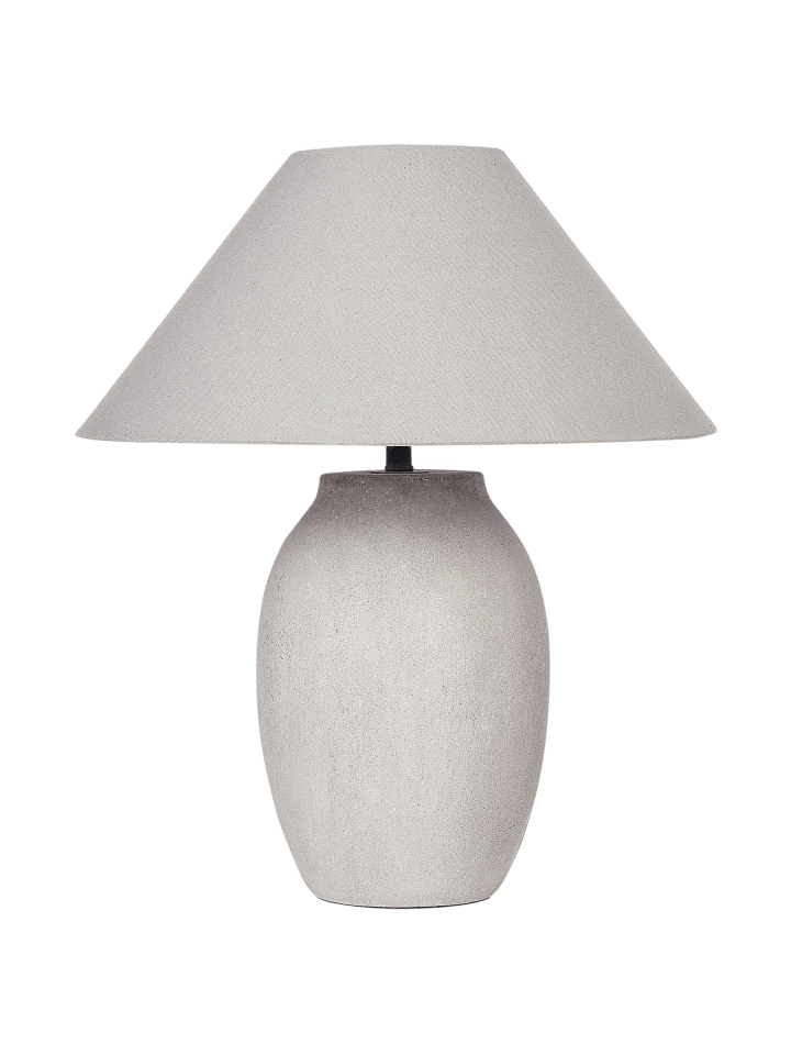 Beliani Tischleuchten GRALIWDO in Grau - (W) 45 x (H) 58 x (L) 45 cm günstig kaufen onesize
