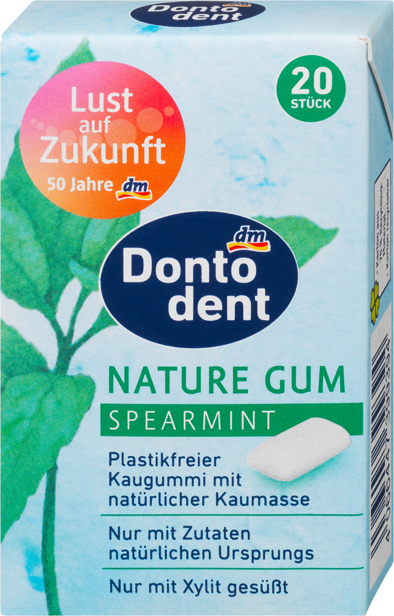 Kaugummi Nature Gum Spearmint, 28 g