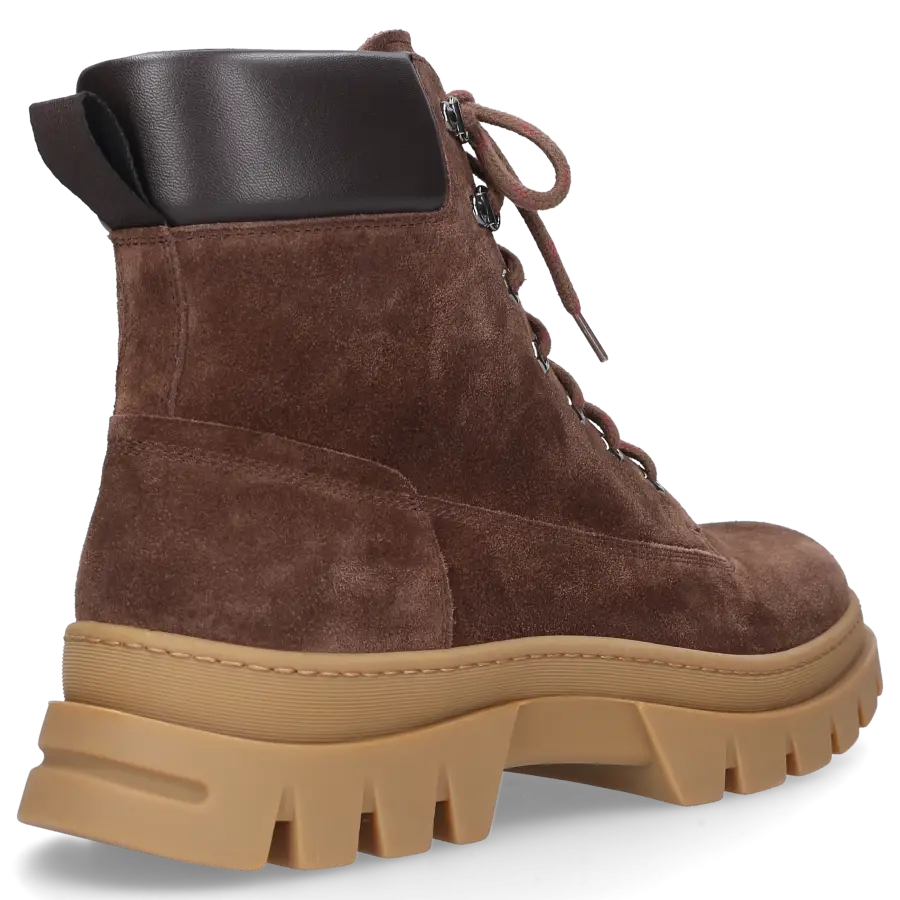 Henderson - Schnürboots 83505 Kalbsveloursleder - braun