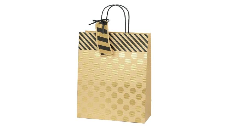 RÖSSLER Geschenktasche Golden Dots