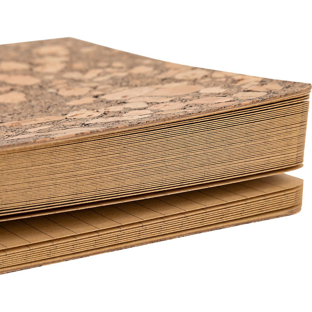 Notizbuch Kork, liniert, 192 Blatt, 20 x 14 cm