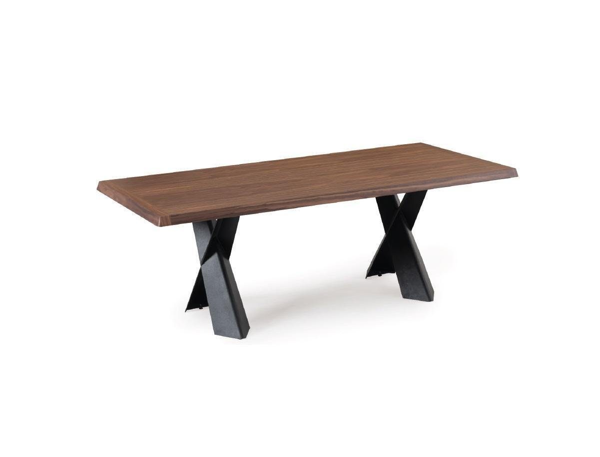 JVmoebel Esszimmer-Set Esszimmer Tisch 4x Stühle Anrichte Spiegel Essgruppe Design, (7-St)