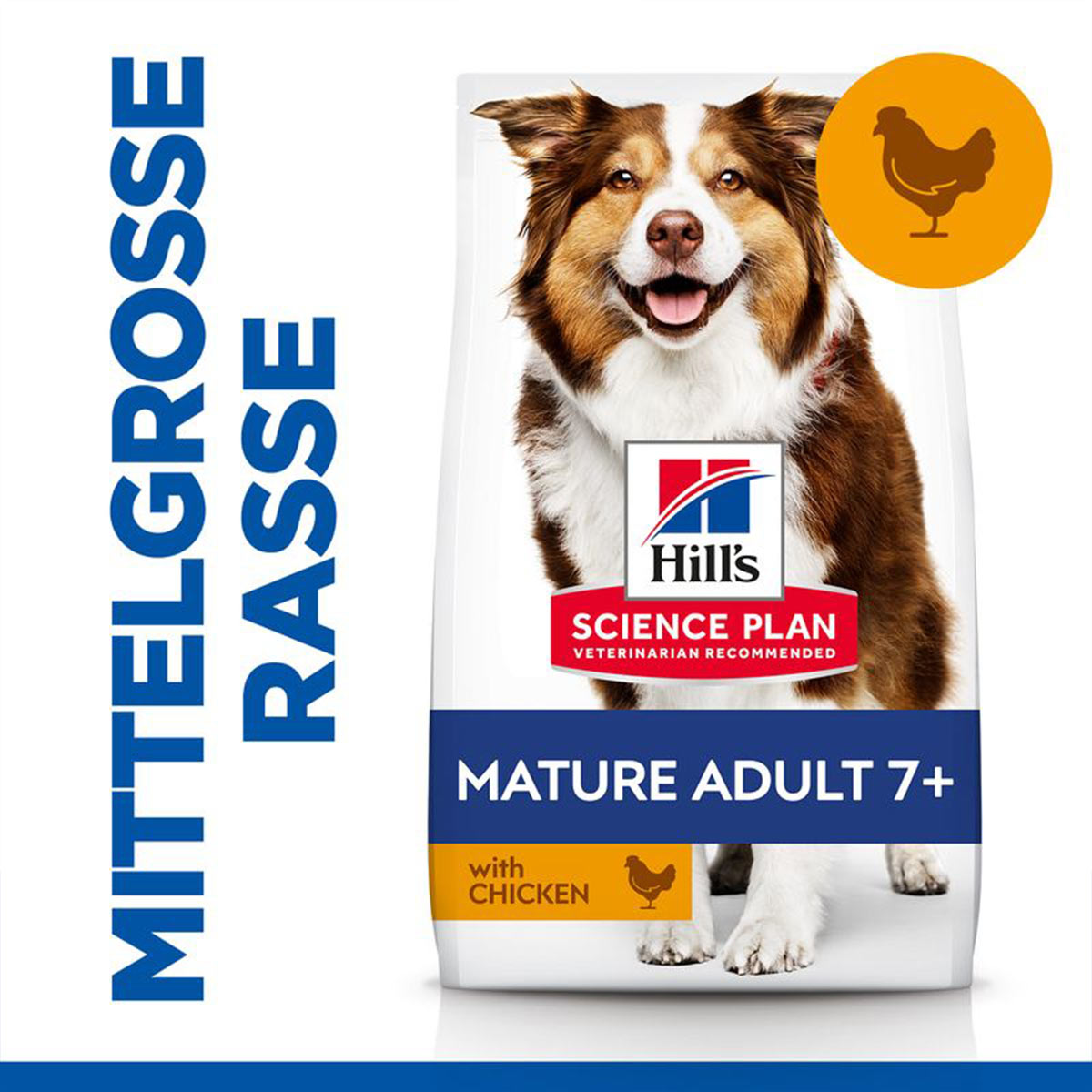 Hill's Science Plan Hund Medium Mature Adult 7+ Huhn 14kg