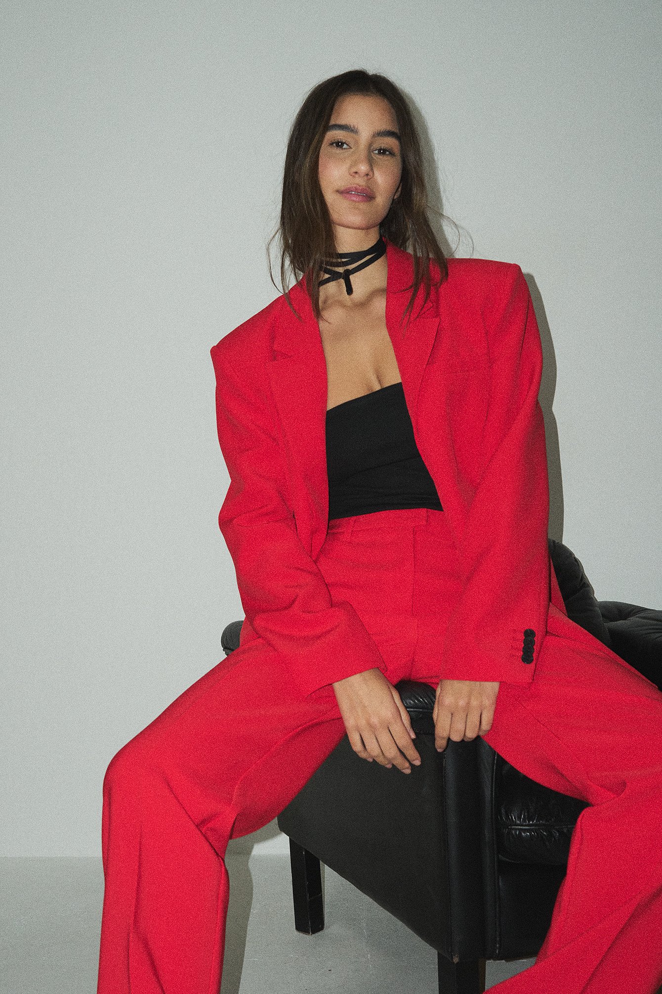 Eleganter Oversize-Blazer aus recyceltem Material