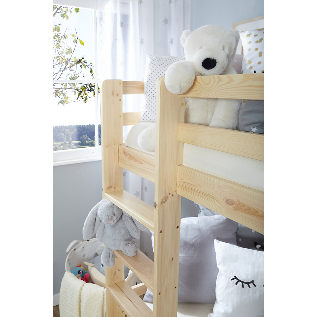 Etagenbett Finn Kiefer Natur