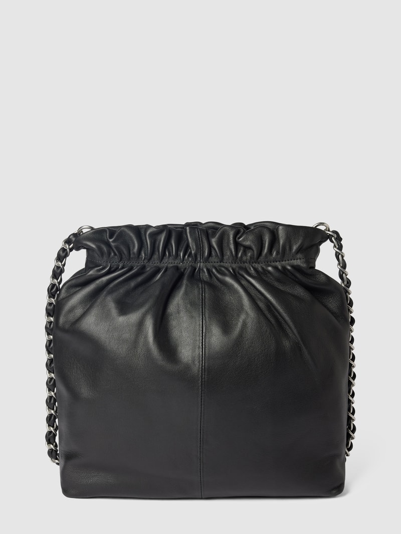 Handtasche mit Schulterriemen Modell 'LOUANNE' in schwarz