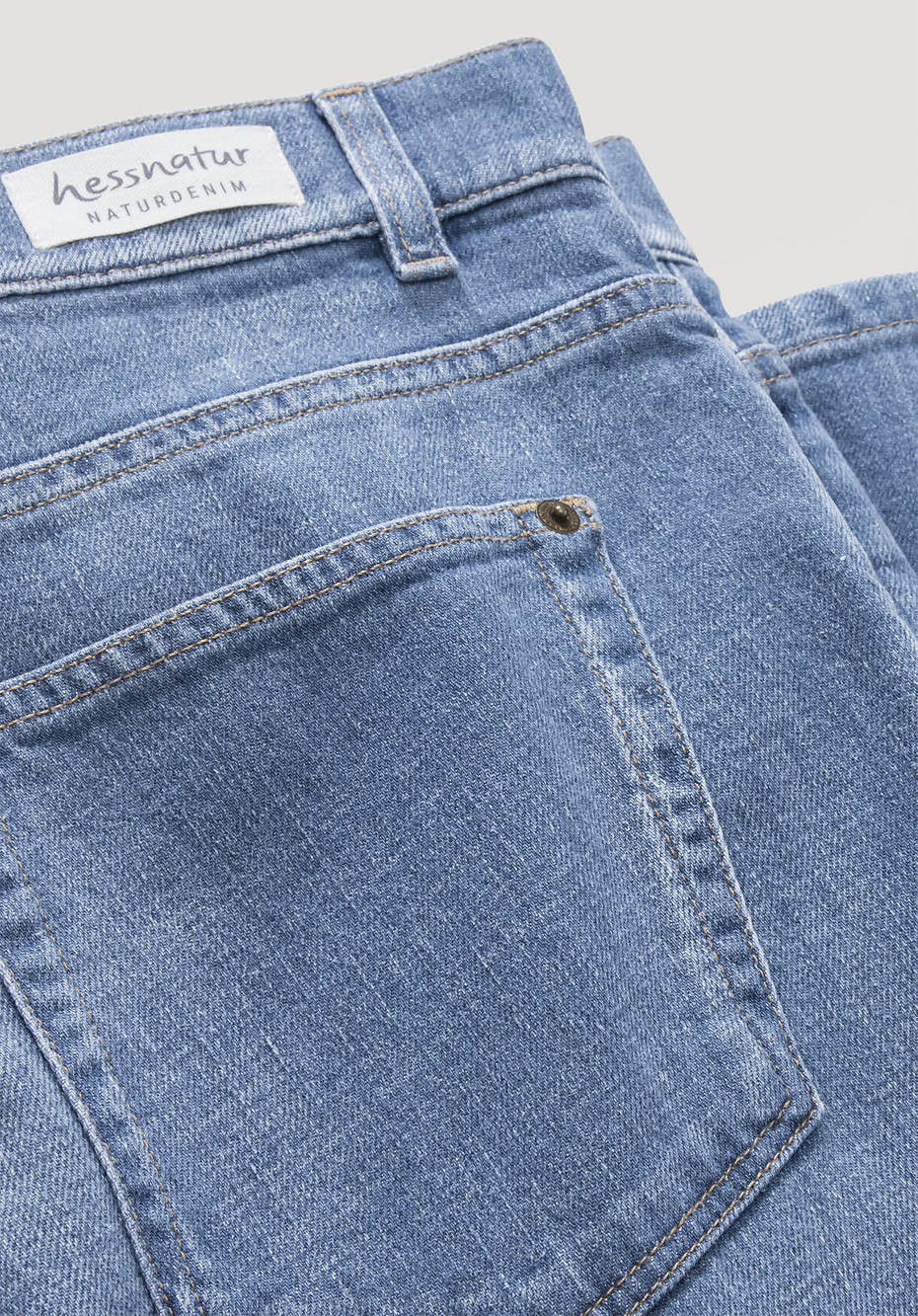 Jeans Ben Straight Fit aus Bio-Denim mit Hanf
