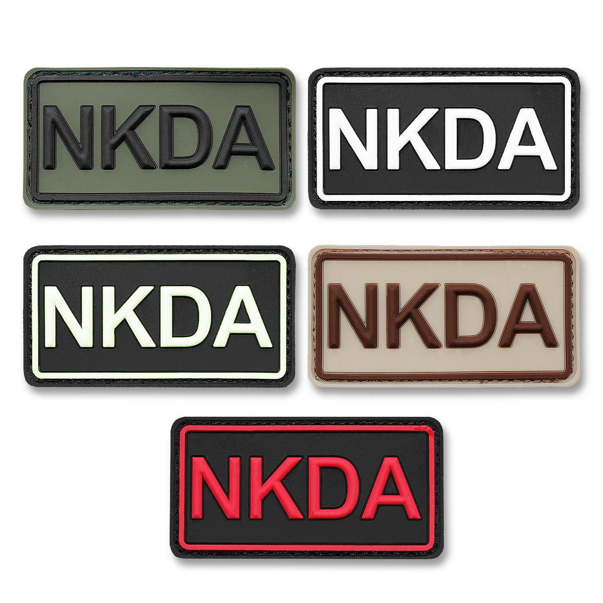 3-D Rubber Patch NKDA Abzeichen