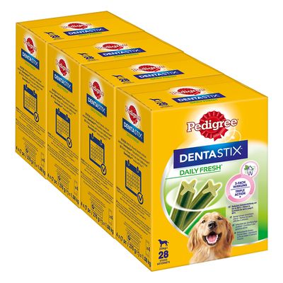 112 x Pedigree Dentastix Tägliche Zahnpflege/ Fresh Tägliche Frische