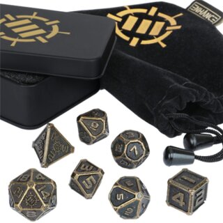Enhance - Tabletop RPGs D&D Metal Dice Set