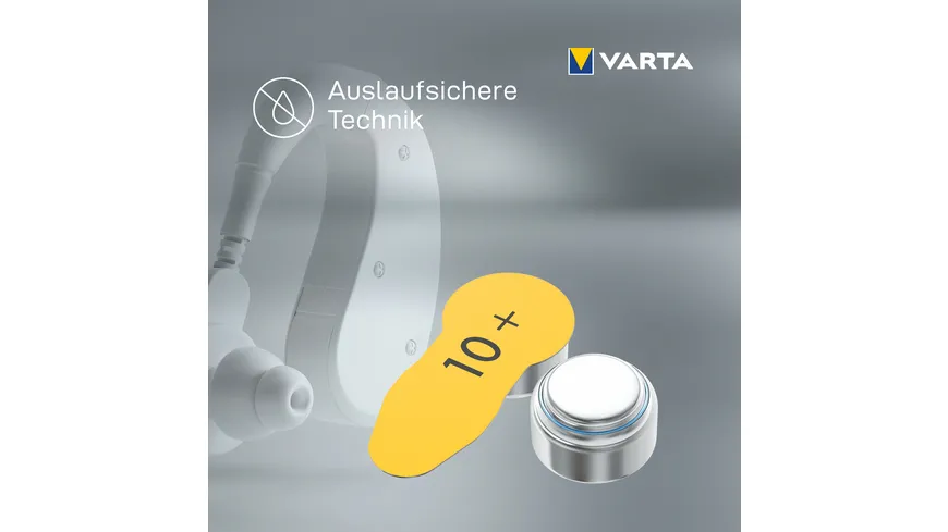 VARTA Hearing Aid  Batteries 10 Blister 6er